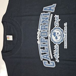 XL California T Shirt Black Design Huntington Beach CA